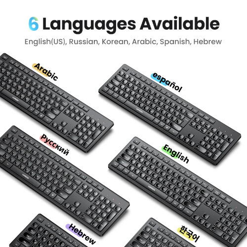 Wireless Keyboard 2.4GHz 104 Keys Layout Windows Accessories - 第 2/21 張圖片