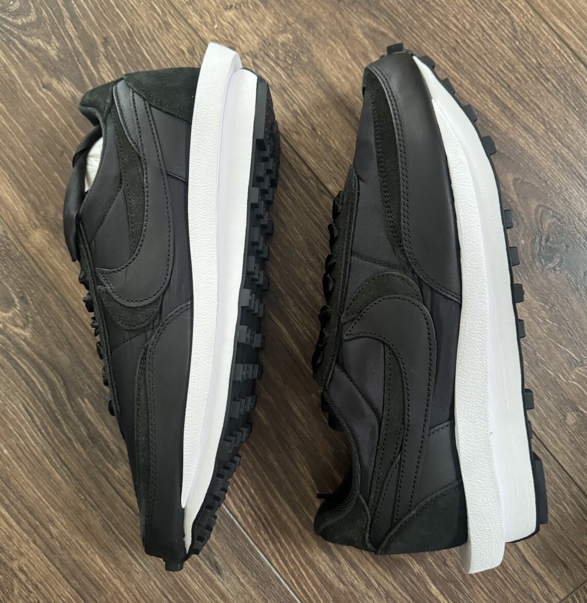 SACAI X NIKE Taglia 12 Nike sacai x LDWaffle Nylon Nero