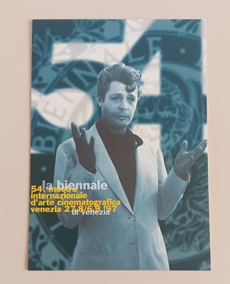 54 INTERNATIONAL FILM ART EXHIBITION LIDO VENICE 1997 Postcard