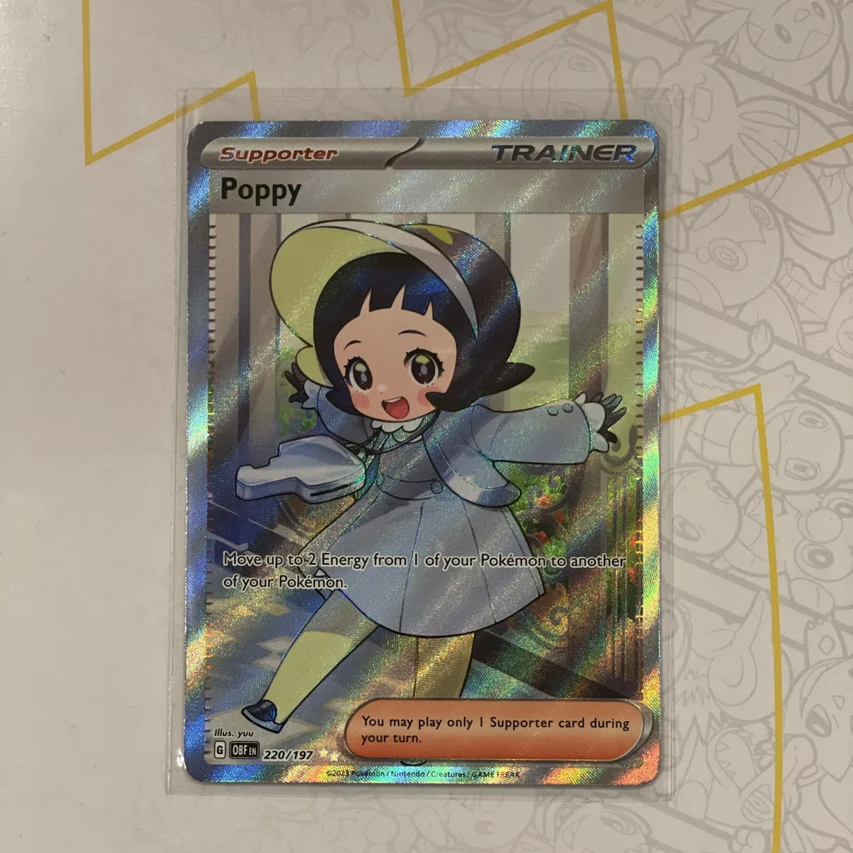 Pokémon - Poppy Full Art - Obsidian Flames 220/197 - Ultra Rare