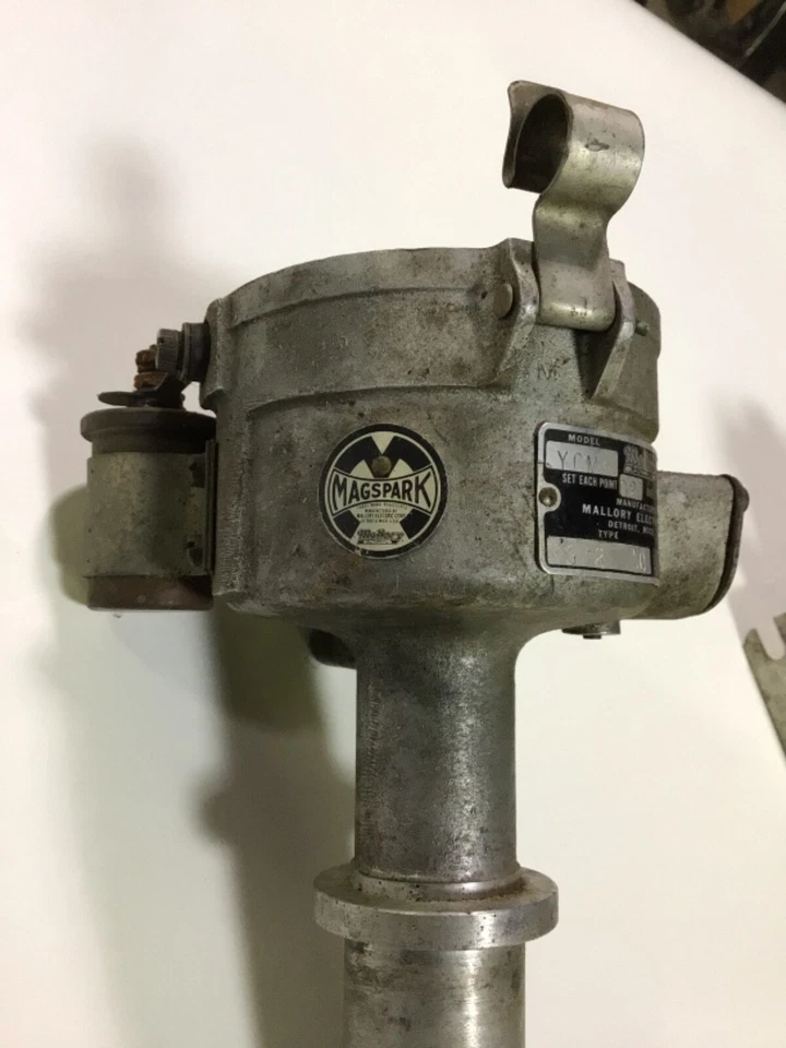 Pontiac 326 350 389 400 421 455 Mallory Magspark distribuidor de doble punto 312 AD Foto 3 de 4