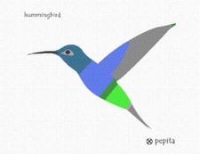 Hummingbird Needlepoint Kit or Canvas