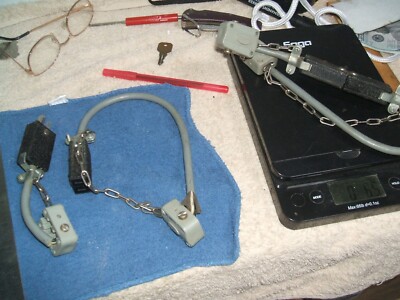 OLD STYLE METAL/PLASTIC ADEMCO 69 GARAGE DOOR PULL APART 2 WIRE CHAIN CONTACT