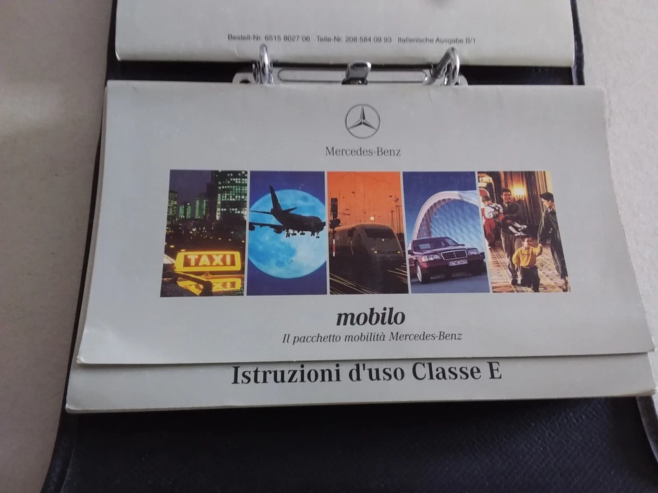 MERCEDES-BENZ CLASSE E 1998 ISTRUZIONI D'USO GUIDA INTERNI ESTERNI DATI TECNICI - Immagine 3 di 4