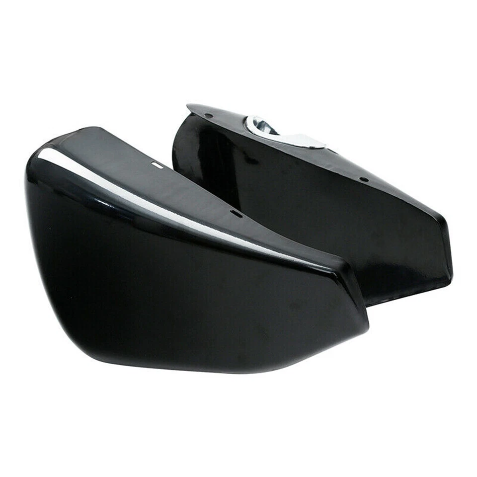 Capa de bateria lateral esquerda direita brilho para Harley Davidson Sportster 883 1200 14-20 - Imagem 4 de 4