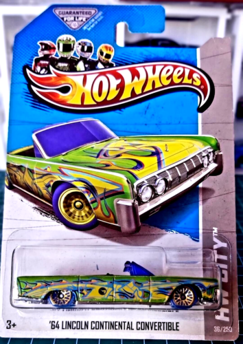 HOT WHEELS TREASURE HUNT 64 LINCOLN CONTINENTAL CONVERTIBLE HW CITY 2013 - Picture 1 of 4