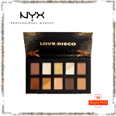 NYX Proffesional Love Lust Disco Lidschatten Palette Livin Lavish Lidschatten Neu