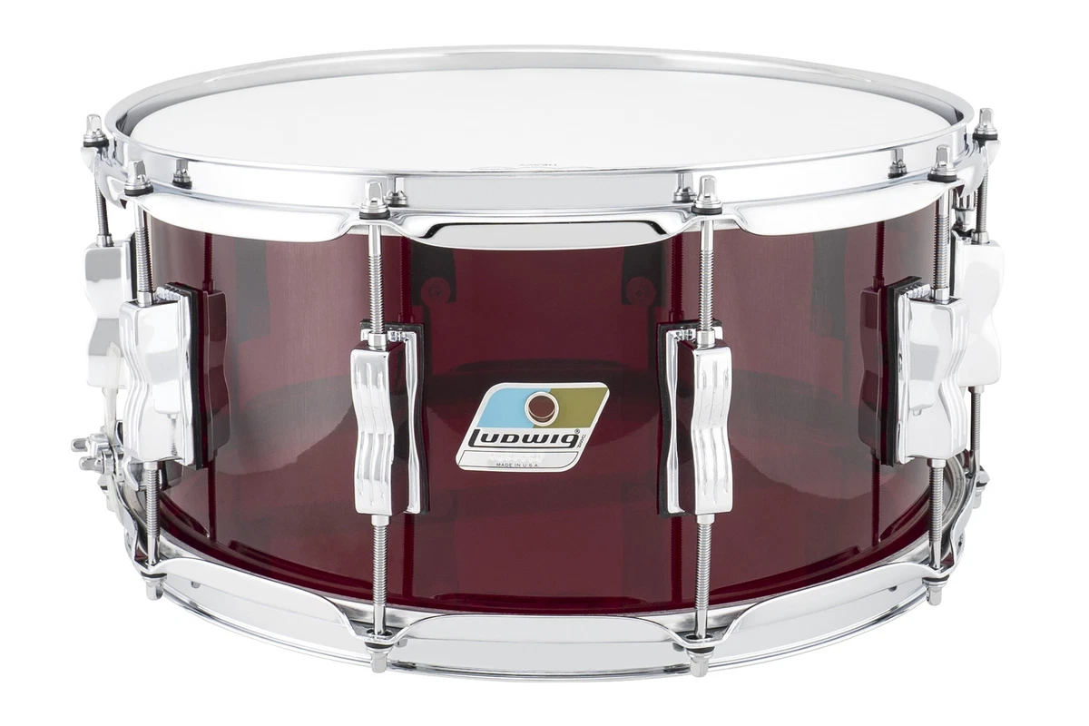 Ludwig Vistalite Red 6.5x14