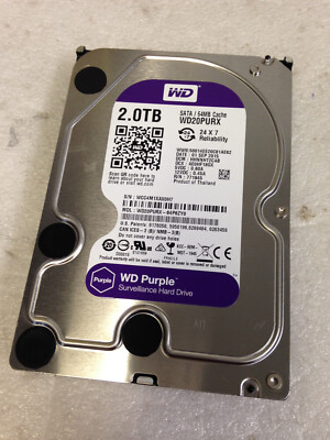 Western Digital Purple WD20PURX-64P6ZY0, DCM:HHNNHT2CAB, 2TB SATA 3.5''Hard Drive