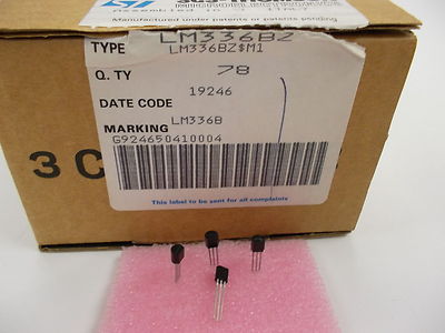 5 Stück LM336BZ | 2.5V VOLTAGE REFERENCES | 400μA - 10mA | TO-92