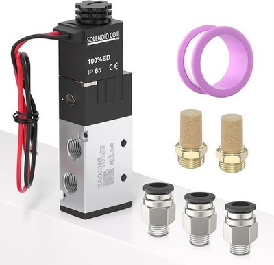 New YAOJING Solenoid Valves Air Valve 4V210-08 AC 110V