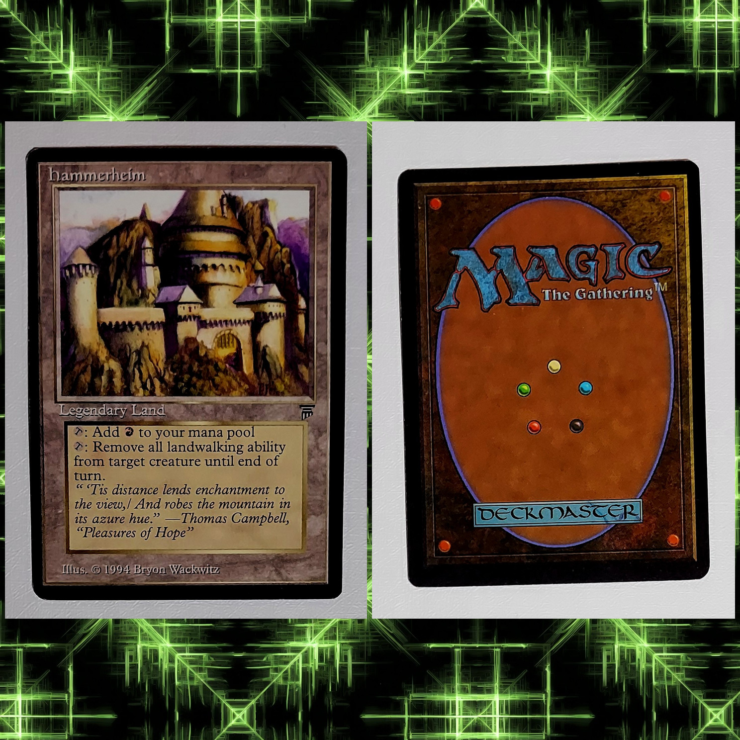MtG ** Hammerheim ** LP/NM, Legends set, English, 1994 LG