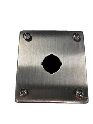 Hoffman Enclosure Single Button 22mm Hole