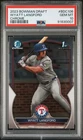 2023 Bowman Draft Chrome Wyatt Langford #BDC-106 Texas Rangers 1st Bowman PSA 10