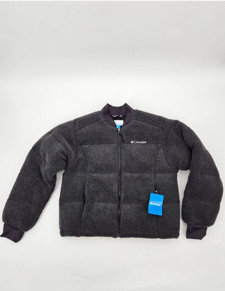 Columbia Puffect Novelty Jacket Women's Size Small Gray Puffer Coat NEW WL8619 - Image 4 of 4