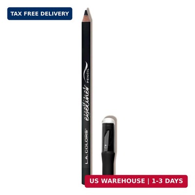 L.A. COLORS On Point Eyeliner Pencil W/Sharpener, Black CP629