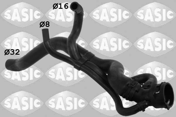 KÜHlerschlauch Rechts Oben Sasic 3406164 FÜR VW KÜHlmittelschlauch-image