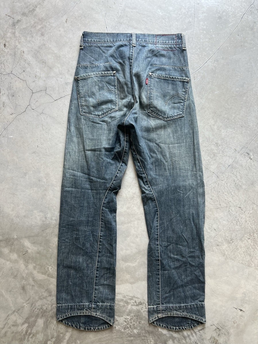 Vintage Levis Engineered Twisted Jeans Tag W28 Actual 28x29.5 | eBay