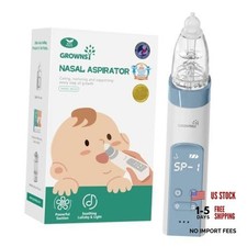 Blue Adjustable Electric Nasal Aspirator for Baby - 3 Tips - Blue