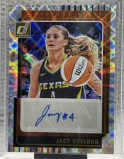 2025 Panini Donruss WNBA Jacy Sheldon AUTO HOLO FRAME LASER /49 Conn Sun