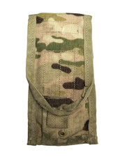 USGI Military MOLLE OCP Multicam Double 2 Mag Magazine Pouch US Army VGC