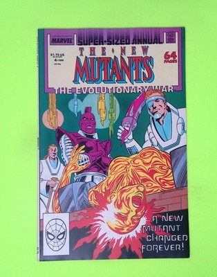 New Mutants Annual #4 Vol. 1 1988 Marvel Comics Annual 7.0 Comic Book W126-22