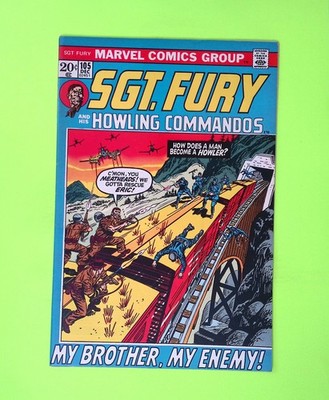 Sgt. Fury and His Howling Commandos #105 1972 Marvel Comics 7.0 Q31-179