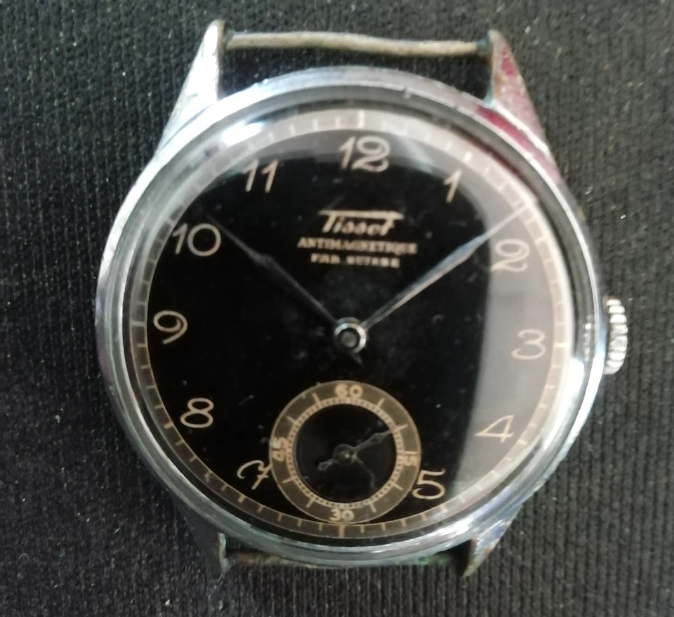TISSOT ANTIMAGNETIQUE ANNEE 40 35MM - Photo 3/4