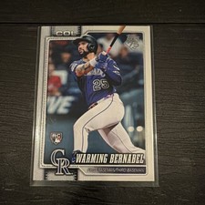 Topps Warming Bernabel Colorado Rockies 2026 Series 1 Rookie Baseball Card #55