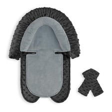 Infant Car Seat Insert Head Body Support Cushion Newborn Black Soft