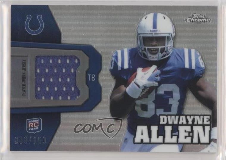 2012 Topps Chrome Rookie Relics Refractor /150 Dwayne Allen #RR24 RC 0rx8