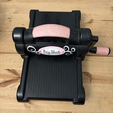 Sizzix Big Shot  Die Cutting & Embossing Machine pink -black Pre-Owned Used