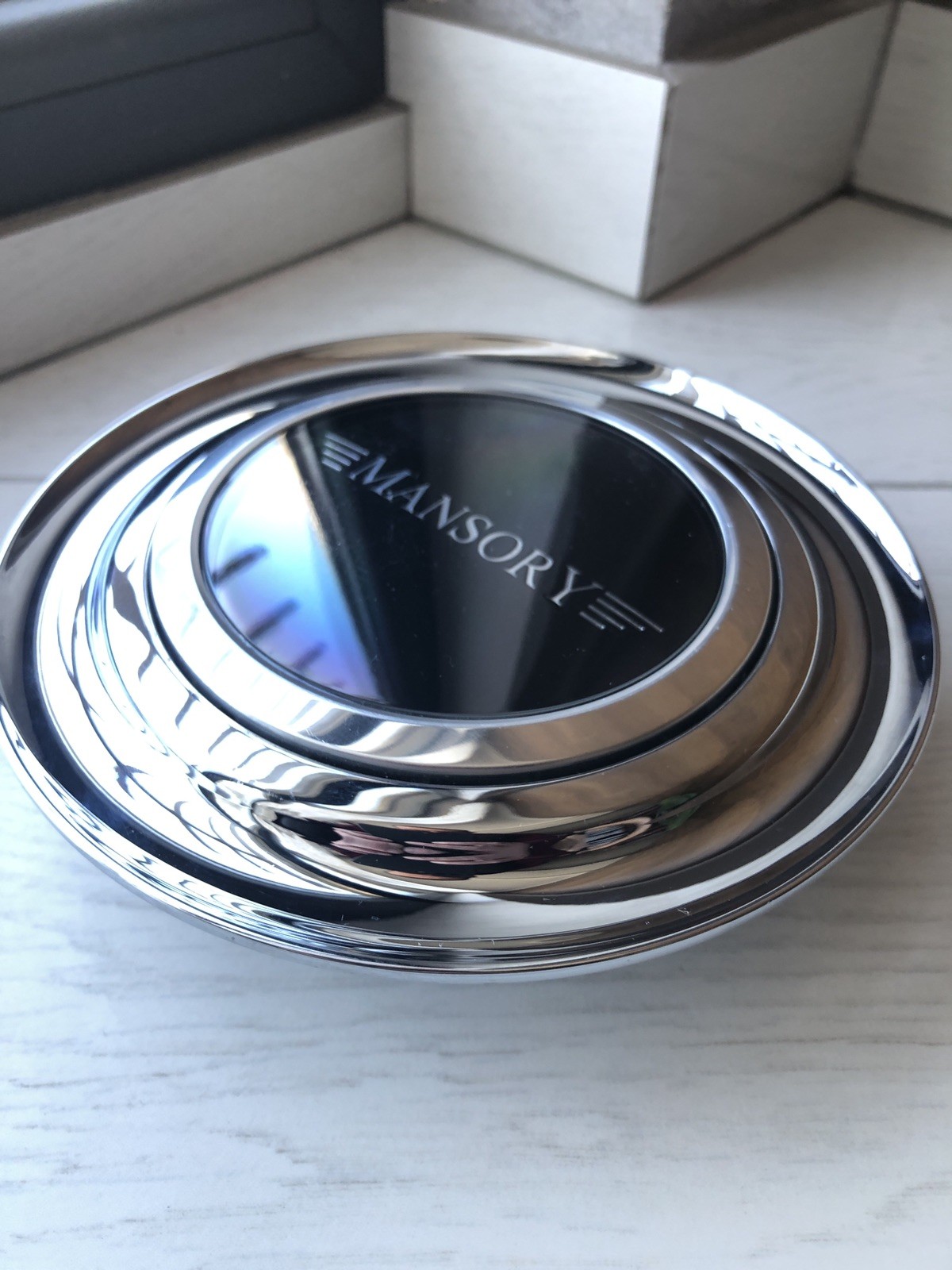 Mansory Big Floating Cap Chrome Black Forged Rims  154mm Rolls Royce