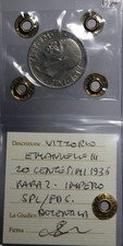 Regno d'Italia - Vittorio Emanuele III - 20 Centesimi Impero 1936 - R2 - Perizia