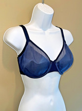 Soma Unbelievable Lift Unlined Perfect Coverage U/W Bra Nightshadow Blue Sz 36DD