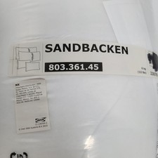 IKEA SANDBACKEN SOFA CUSHION SET Inserts ONLY 803.361.45