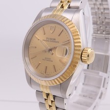 TUDOR Princess Oysterdate Automatic Watch 92413 Stainless Steel Gold 3