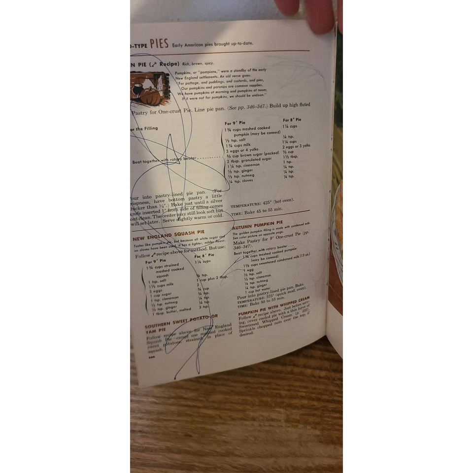 Libro de cocina con imágenes Betty Crockers segunda edición 1956 ilustraciones artísticas MCM vintage Foto 3 de 4