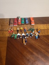 vintage train figures Cars And Trucks lot Of 24