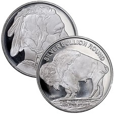 2024 Buffalo Silver color Round Coin 1 Oz One Troy Ounce Silver color