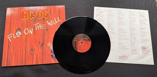 AC/DC Fly On The Wall 1st PRESS 1985 ATLANTIC RECORDS PLAYS NEAR MINT! SUPERB!
