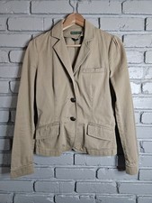Lauren Jeans Company Ralph Lauren Women's Khaki Blazer Size S Button Up
