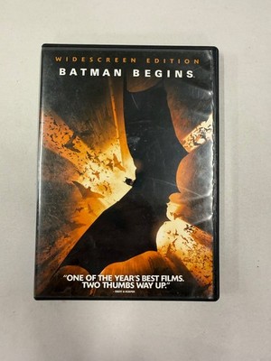 Batman Begins DVD 2005 Widescreen Edition Christopher Nolan Christian Bale