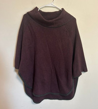 The Loft cranberry/purple poncho Size Label XS/S Fits XS-M 
