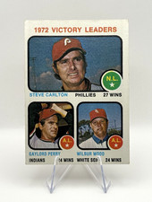 1973 Topps - League Leaders Steve Carlton, Gaylord Perry, Wilbur Wood #66