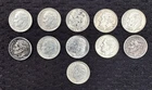 Lot of 11 - 1960-1964 P&D Mints  Roosevelt Dimes U.S. 90% silver