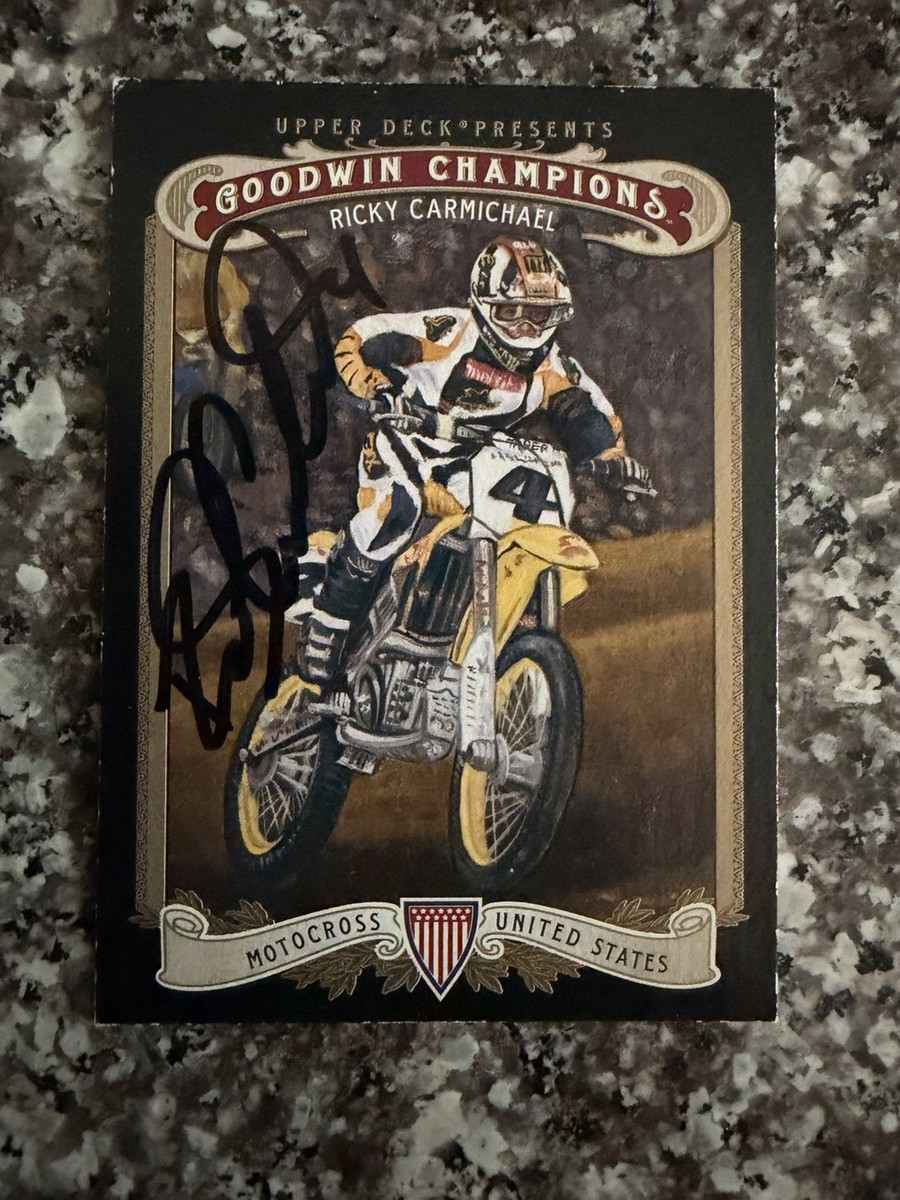 Signed Trading Card Ricky Carmichael Goodwin Champions Motocross