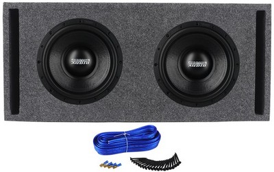 (2) Sundown Audio U-12 V.2 D2 12'' 2000w RMS Subwoofers+Vented Sub Box Enclosure