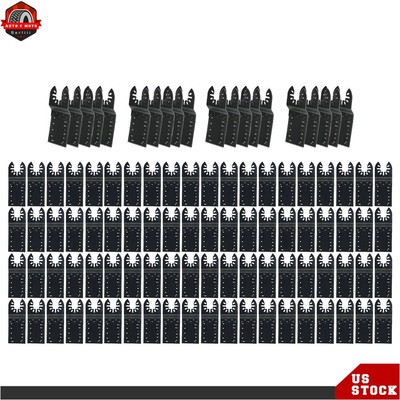 100Pcs Quick Release Durable Oscillating Tool Saw Blades Multi For All Models us
