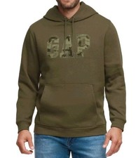 Gap Logo Hoodie Size XXL Army Green Camo 59.99